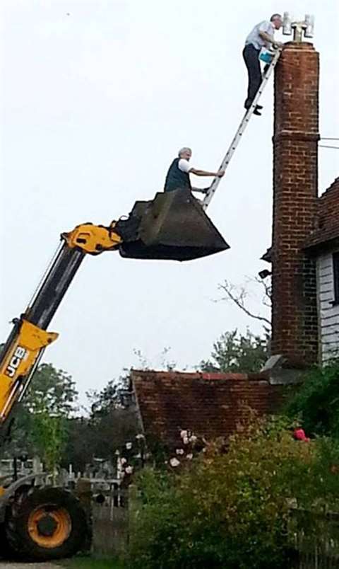 Winner of the Ladder Association’s Idiots on Ladders.
