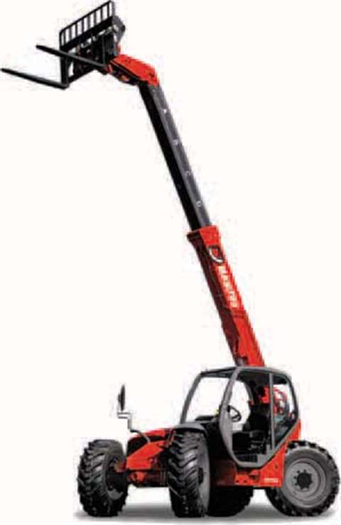 Manitou's MT732 has a lift capacity of 7,000 pounds, a maximum lift height of 22 feet, 8 inches and 