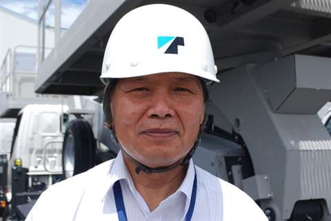 Teruichi Kimura, manager, Tadano aerial work platform sales group. 