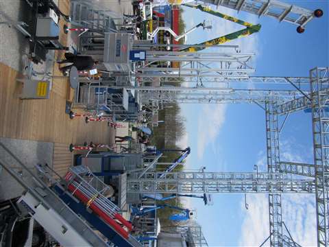The Böcker stand at Bauma.
