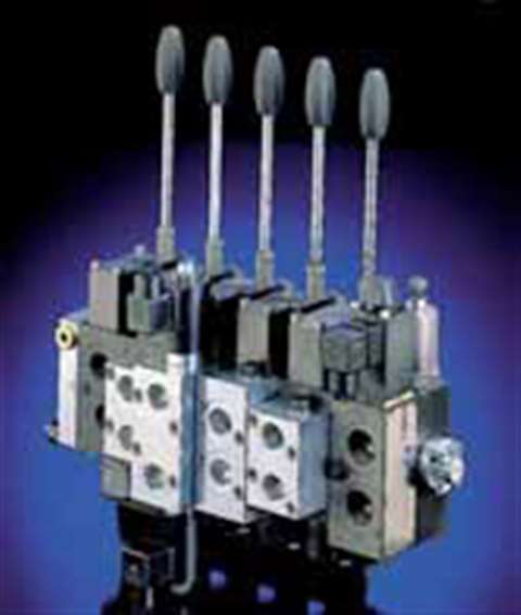 Directional spool valves, such as this PSL model from HAWE, designed for use with constant delivery 