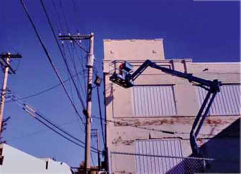 This particular picture was taken by a mechanic visiting a job site. As you can see, the operator is