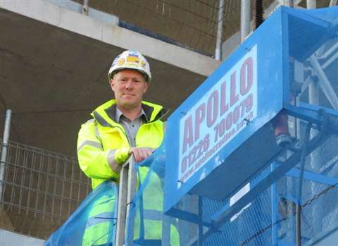 The new chair of the IPAF UK &amp; Ireland MCWP Work Group, Darren Brady, operations director with A