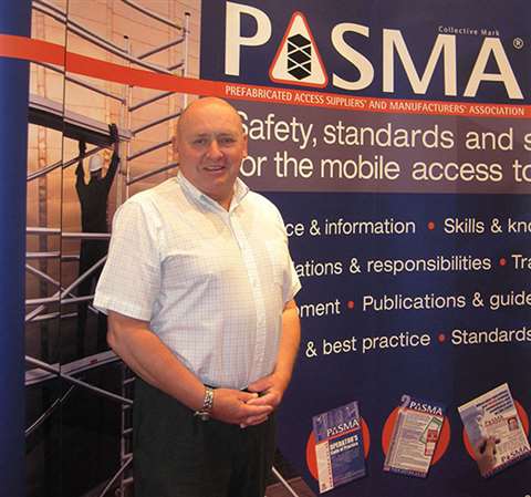 Stuart Hopkins, former director of training, PASMA.