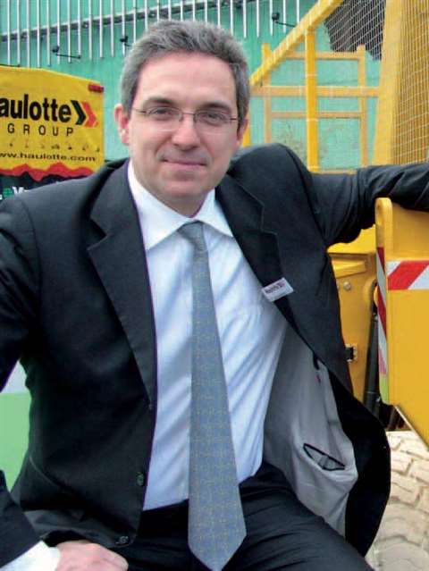 Alexandre Saubot, Haulotte's chief operating officer.