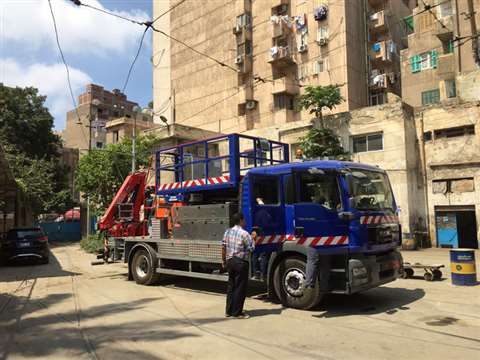 France Élévateur delivered the first of two tramway maintenance trucks to the Alexandria tramway in 