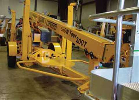 Bil–Jax will have its first ‘European’ version trailermounted platform at Bauma –located on the larg