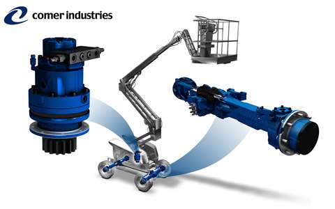 One of Comer Industries P-10 axle series models
