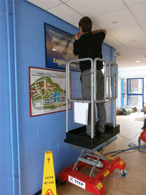 An example of the X-Step in use 