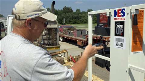 NES Rentals Holdings, Inc., has implemented a new real-time delivery notification system that allows