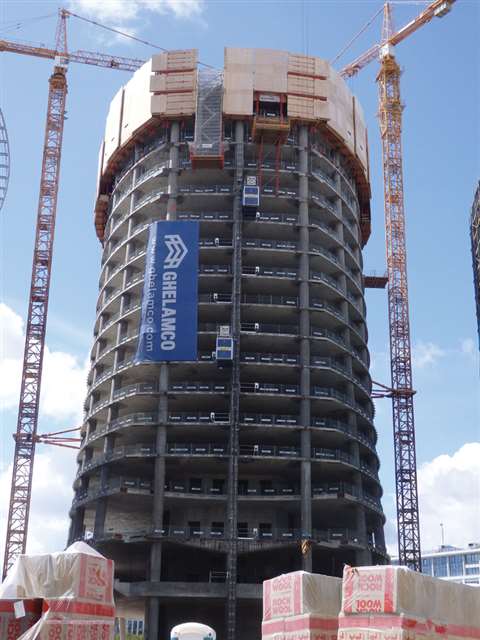 Warsaw’s Spire tower in Poland will be the city’s largest when complete