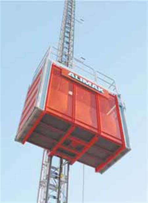 An Alimak 650 CN hoist.