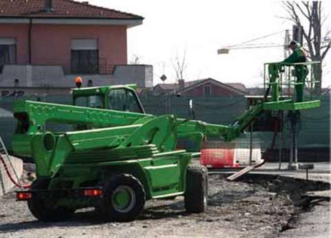 Merlo's new MPR range of aerial platforms combines rough-terrain mobility with working heights up to