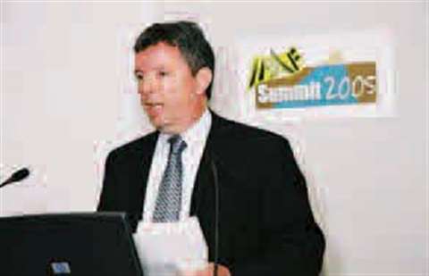 Chris Gallagher of HSE at the IPAF Summit.