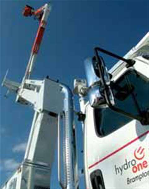 Canada's Posi-Plus Technologies launched its 500 Series LineChamp 83 foot platform height model for 